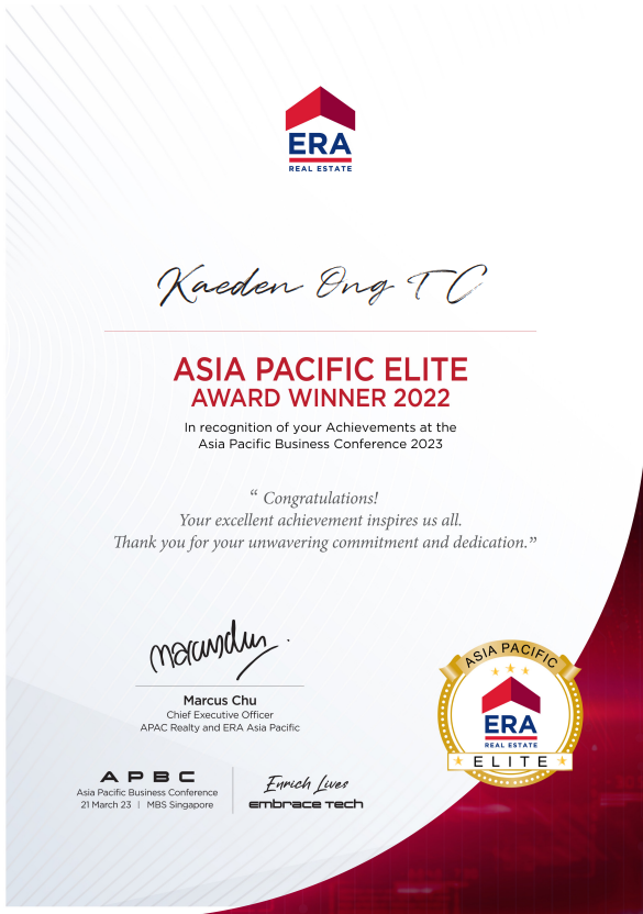 Asia Pacific Elite 2022 — Kaeden Ong 王天财, ERA Singapore